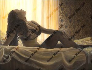 Boudoir Artwork - Deep Breath by Marc Lacourciere