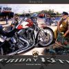 Motorcycle Artwork - Friday 13th by Marc Lacourciere