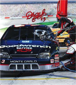 NASCAR Artwork - Dale Earnhardt by Marc Lacourciere