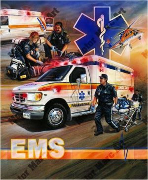 Ambulance Artwork by Marc Lacourciere