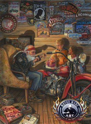 Motorcycle Artwork - Sturgis Collection by Marc Lacourciere