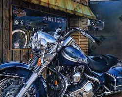 Harley Davidson Artwork by Marc Lacourciere