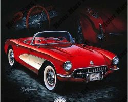 Corvette Artwork by Marc Lacourciere