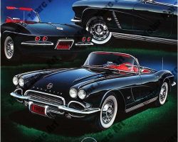 Corvette Artwork by Marc Lacourciere