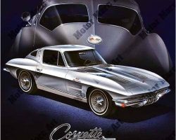 Corvette Artwork by Marc Lacourciere