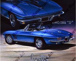 Corvette Artwork by Marc Lacourciere
