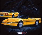 Corvette Artwork by Marc Lacourciere