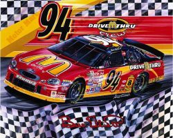 NASCAR Artwork - #94 by Marc Lacourciere