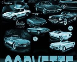 Corvette Artwork by Marc Lacourciere