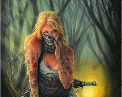 Motorcycle Paintings - Open Road Edition by Marc Lacourciere