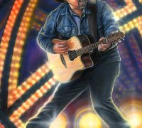 Garth Brooks Artwork - Portrait by Marc Lacourciere