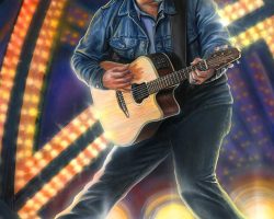 Garth Brooks Artwork - Portrait by Marc Lacourciere