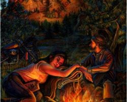 Motorcycle Artwork Open Road Edition by Marc Lacourciere