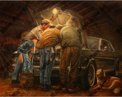 Classic Car Artwork by Marc Lacourciere