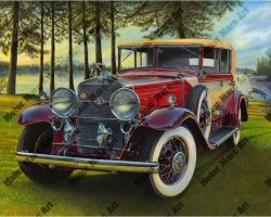 Classic Car Artwork by Marc Lacourciere