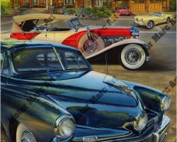 Classic Car Artwork by Marc Lacourciere