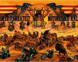 Motorcycle Artwork - Sturigs Series by Marc Lacourciere