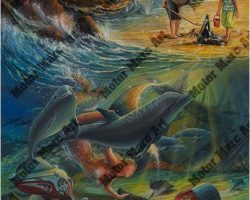 Motorcycle Artwork - High Seas Rally by Marc Lacourciere