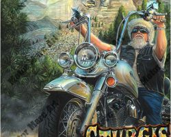 Motorcycle Paintings - Sturgis Series by Marc Lacourciere