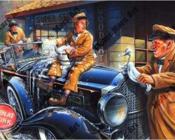 Three Stooges Artwork by Marc Lacourciere