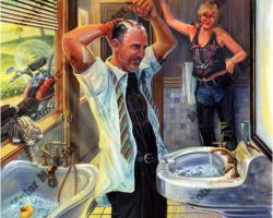 Motorcycle Artwork - Open Road Edition by Marc Lacourciere