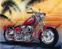 Motorcycle Artwork by Marc Lacourciere