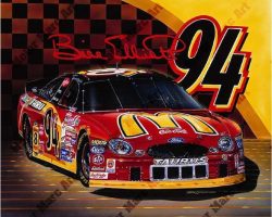 NASCAR Artwork - Bill Elliot by Marc Lacourciere