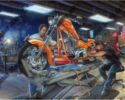 Motorcycle Artwork by Marc Lacourciere