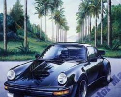 Porsche Artwork by Mark Lacourciere