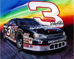 NASCAR Artwork - Dale Earnhardt by Marc Lacourciere