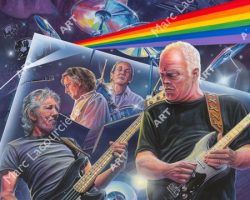 Pink Floyd Artwork - Portrait by Marc Lacourciere