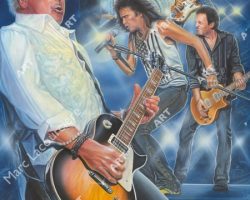 Foreigner Artwork - Portrait by Marc Lacourciere