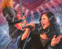 Heart Band Artwork - Portrait by Marc Lacourciere