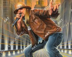 Kid Rock Artwork - Portrait by Marc Lacourciere
