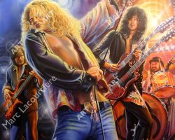 Led Zeppelin Artwork - Portrait by Marc Lacourciere