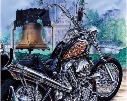 Motorcycle Paintings by Marc Lacourciere