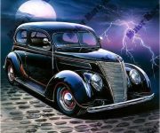 Hot Rod Artwork by Marc Lacourciere