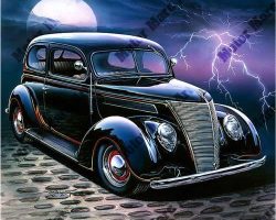 Hot Rod Artwork by Marc Lacourciere