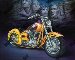 Motorcycle Paintings by Marc Lacourciere
