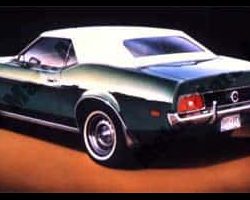 Mustang Artwork by Marc Lacourciere