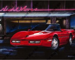 Corvette Artwork by Marc Lacourciere