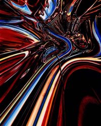 Motorcycle artwork - Power Force by Marc Lacourciere