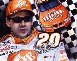 NASCAR Artwork - Tony Stewart by Marc Lacourciere