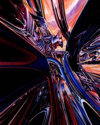 Motorcycle Artwork - Tropic Iron by Marc Lacourciere