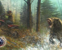 Motorcycle Artwork - Wildlife Series by Marc Lacourciere