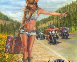 Motorcycle Artwork - Sturgis Collection by Marc Lacourciere