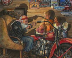 Legends of Ghost Riders Motorcycle Artwork - Sturgis Collection by Marc Lacourciere