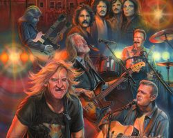 Eagles Rock Band Painting